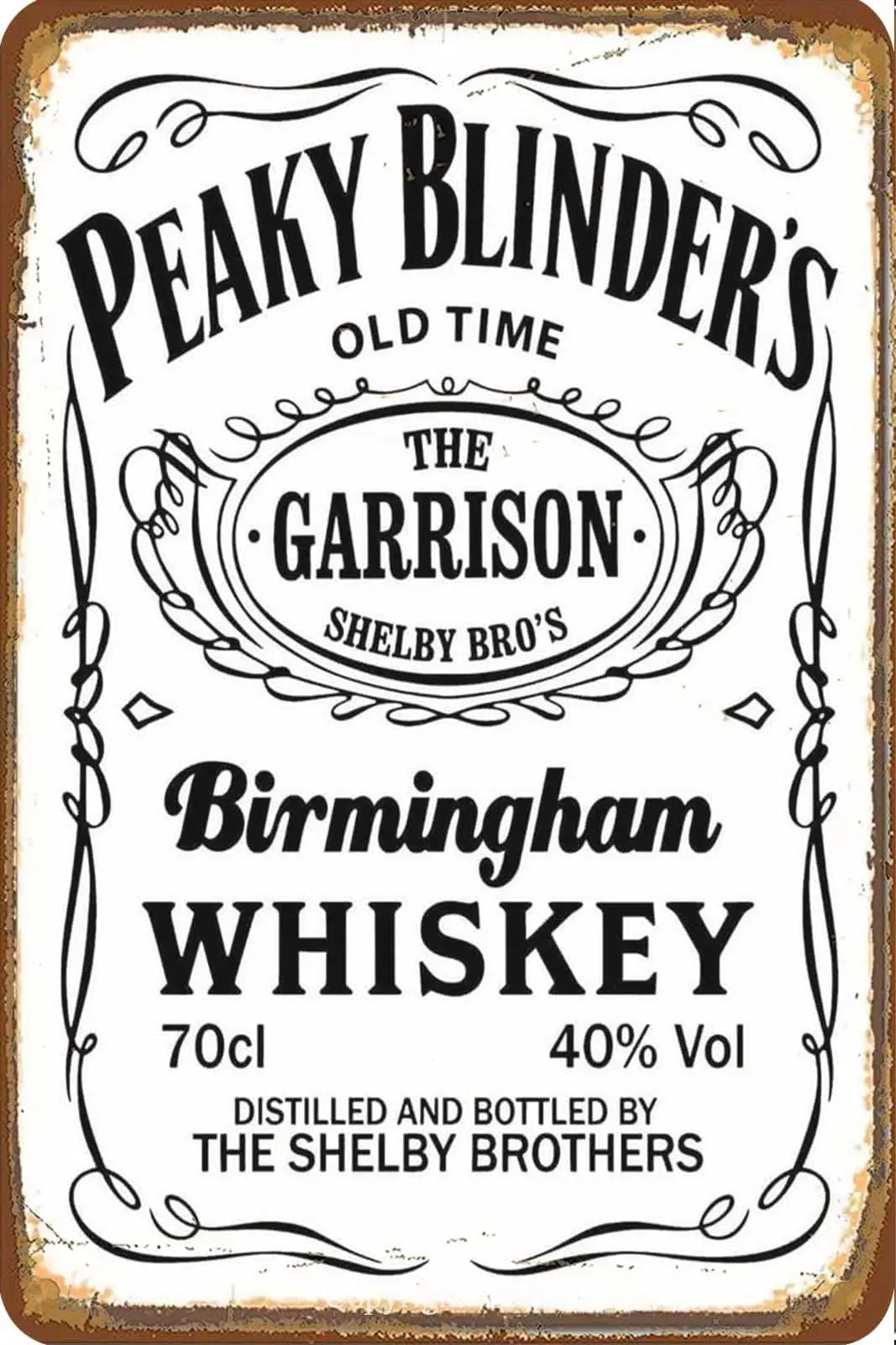Peaky Blinder‘s Vintage Metal Tin Sign Funny Poster for Home Bar People Cave Wall Decor Gift