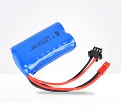 6.4v500mAh rechargeable lithium battery Wei 18401/02 remote control off-road vehicle and vessel model toy in stock 14500