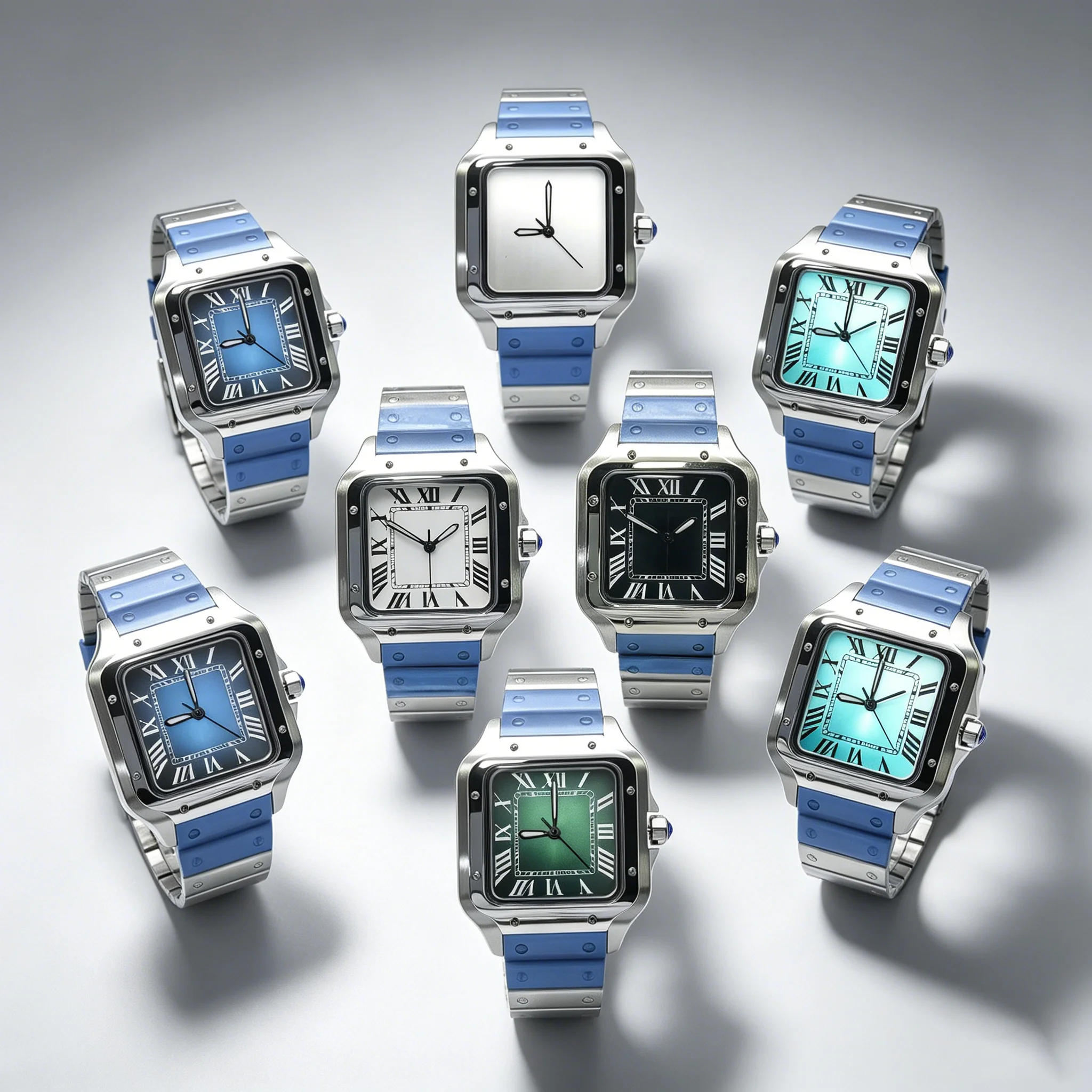 Parnsrpe New 2026 Square Men Automatic Mechanical Watch NH35 Movement 316L Stainless Steel Sapphire Glass Daily Waterproof Dress