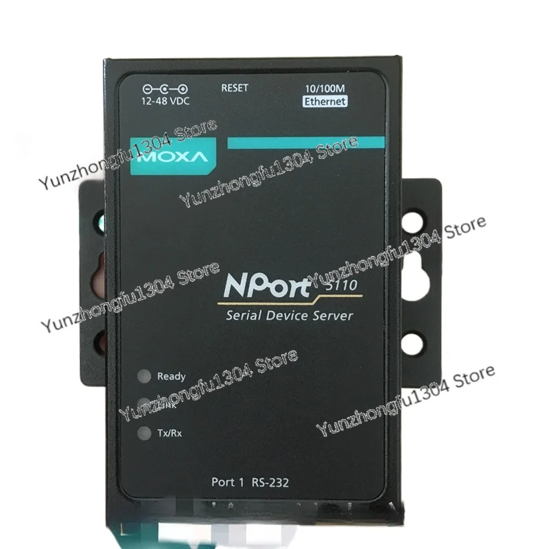 Moxa NPort 5110 RS232 Serial Port To Ethernet Converter Device Server