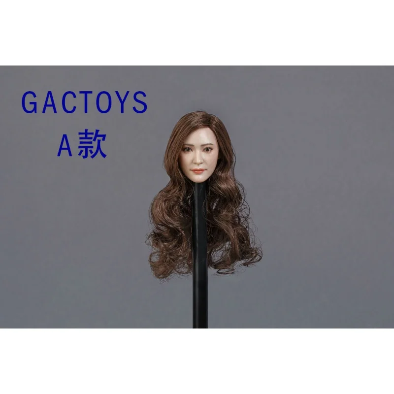 

Custom Head Sculpt 1/6 Phicen TBLeague Kumik GAC Female Asian Black Hair Pale Color Head Sculpt Toys