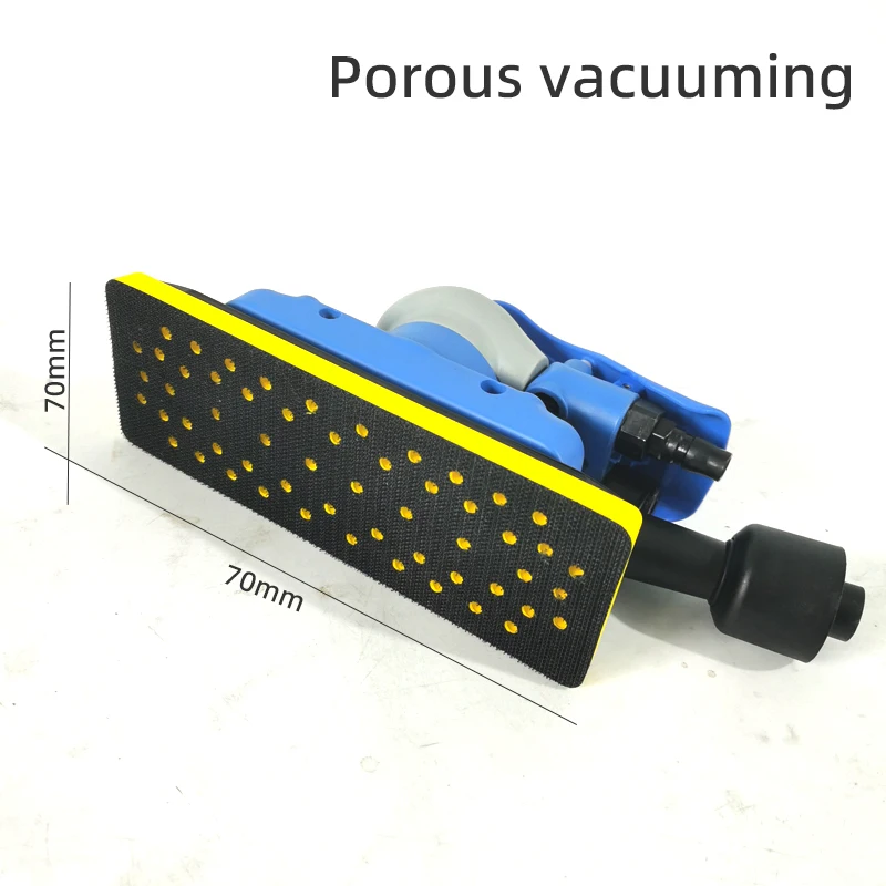 

Rectangle Pneumatic Dry Sander Car Paint Putty Polisher 70*198 Sandpaper Machine Porous Vacuum Suitable For 4 S Auto Repair Shop