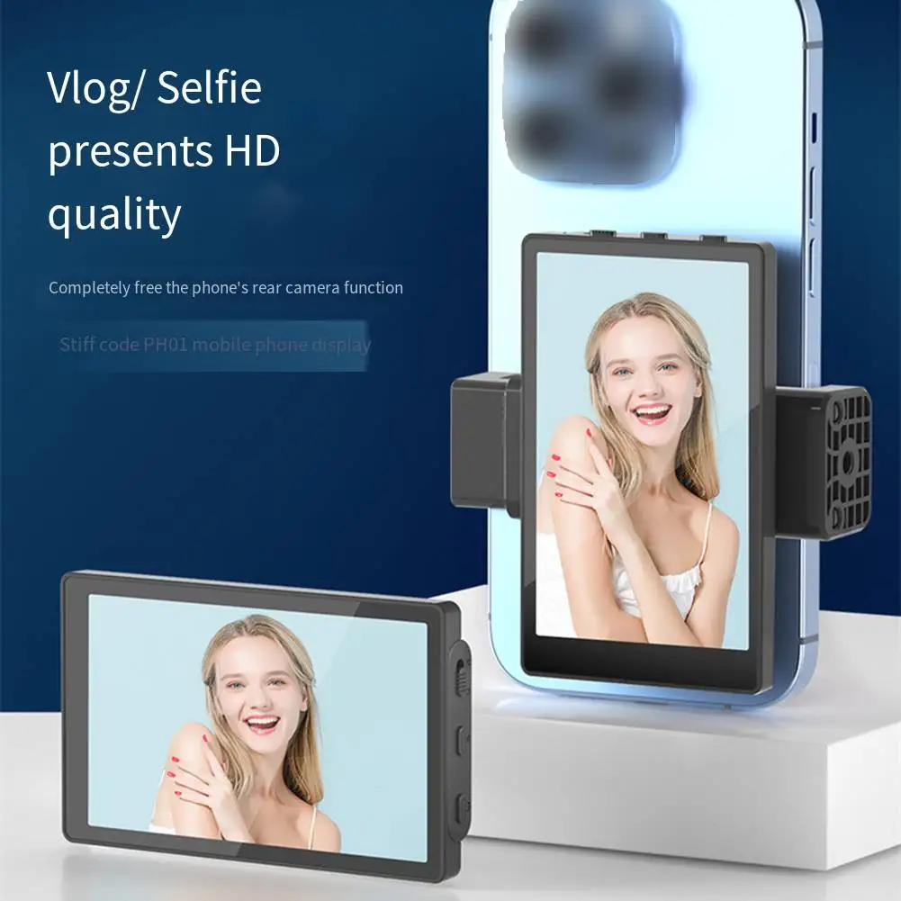 

Kingma Smartphone Vlog Selfie Monitor Screen Magnetic Using Phone Rear Camera For Selfie Vlog For Android Phone