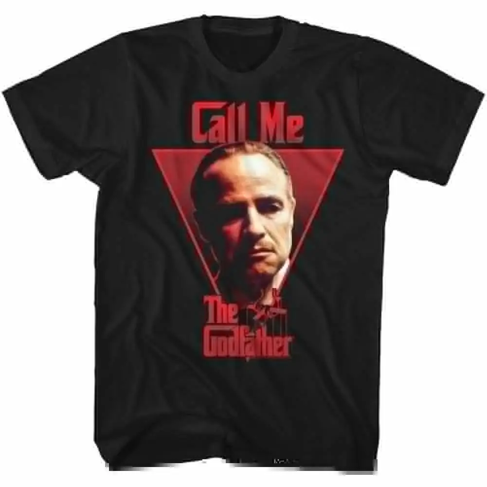 Godfather Call Me Classic Black Adult T Shirt