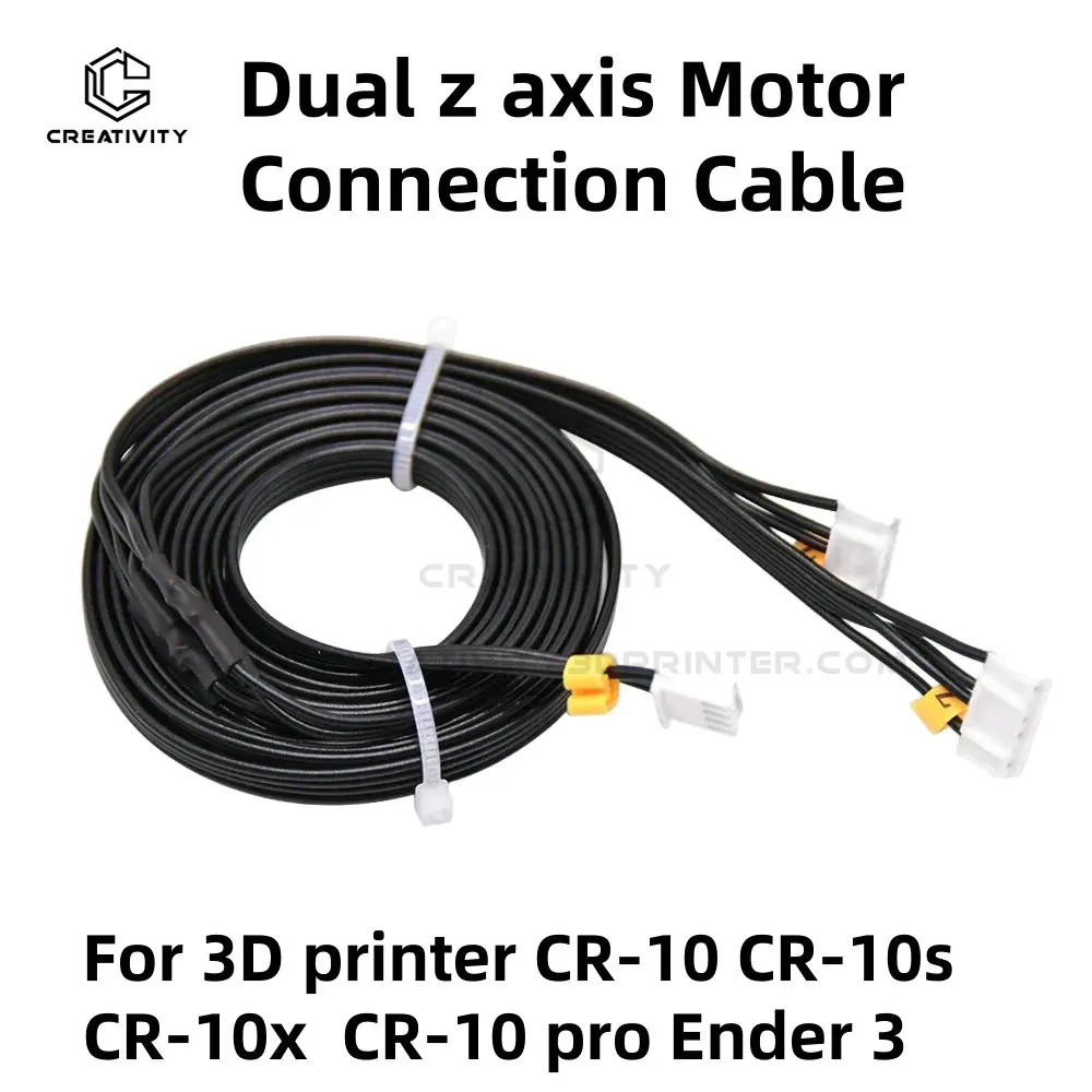 Creativity 3D Motor Connection Cable Stepper Motor Cable Terminal Connector Cable 1.5M/4.92FT Double Z Axis for CR10/10S/Ender-3