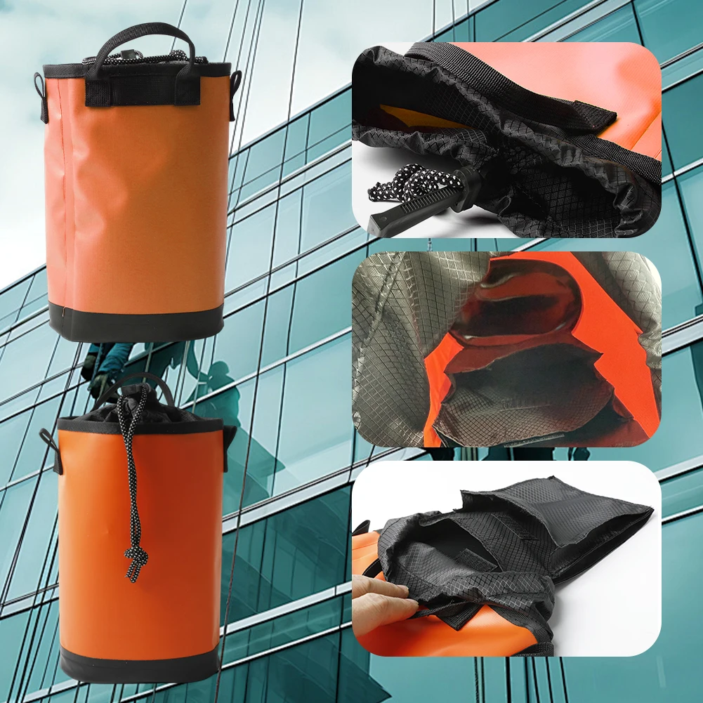 Kletterseil-Tasche, Baumkletter-Felsseil-Tasche, 5 l, großes Fassungsvermögen, Kordelzug-Tasche, wasserdichter Schnellverschluss für Outdoor-Klettern