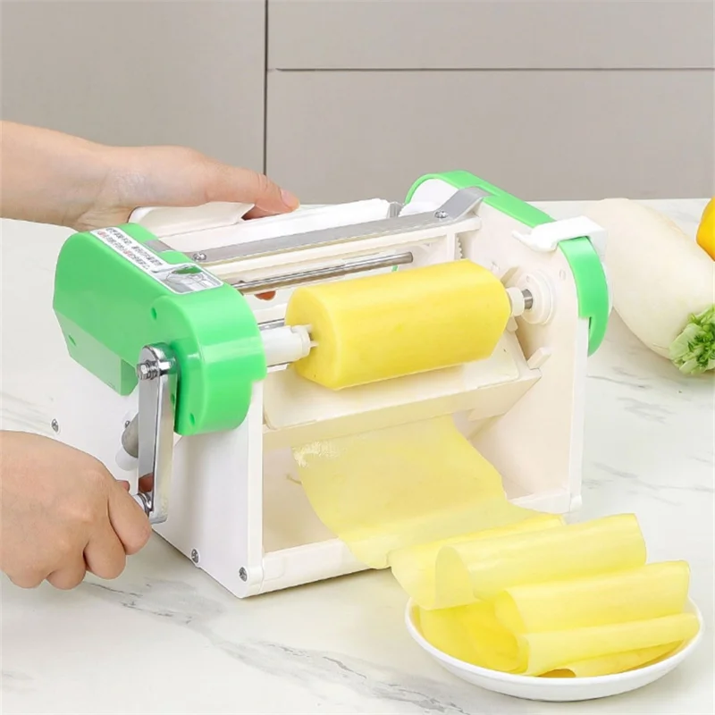 Kitchen Accessories Vegetable Slicer Waterfall Potatoes Slicer Cutting Tools Machine Hand Cranked Potato Slice Machine