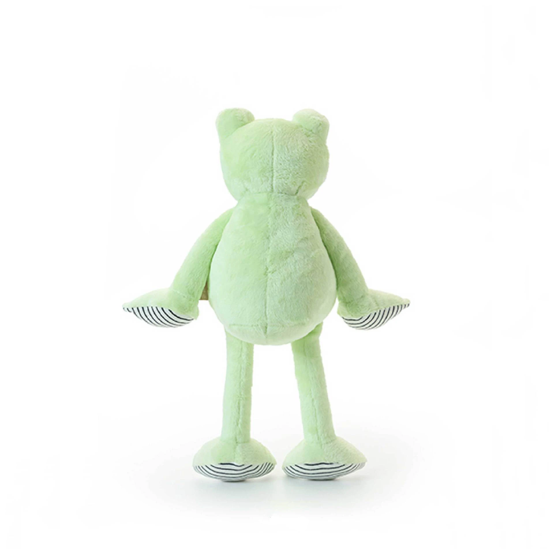 42cm Long Legs Frog Stuffed Animal Soft Green Frogs Plush Toys Baby Cuddle Sleeping Dolls Birthday Toy for Children