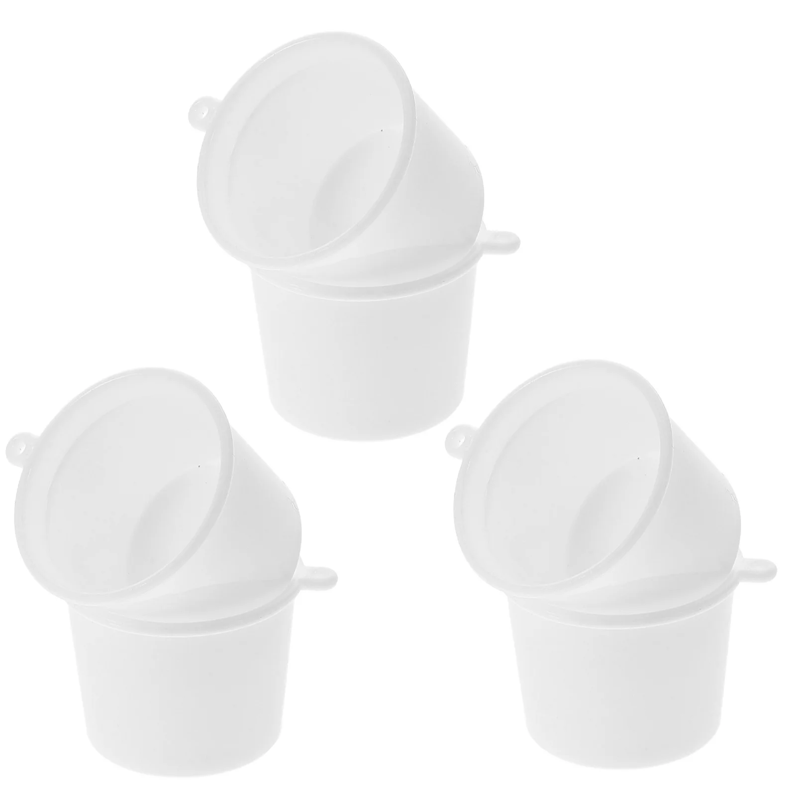 

6Pcs Realistic Miniature White Simulation Cups Plastic Tiny House Accessories DIY Cup Decorations Dollhouse Photo Props