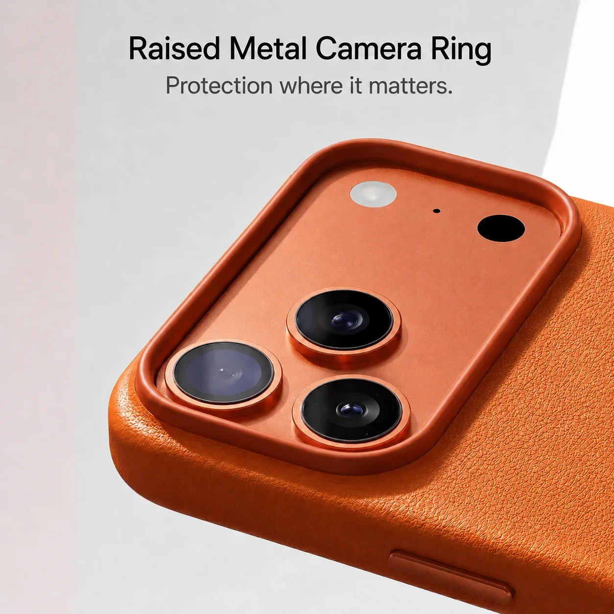Skórzane etui z funkcją MagSafe do Apple iPhone 17 Pro Max – magnetyczne, bezprzewodowe ładowanie, sterowanie aparatem, odporność na wstrząsy, cienkie, ochronne etui. — zdjęcie produktu 5