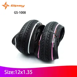 GIPSY 12Inch Racing Tire 12X1.35 Childrens Balance Bike Folding Tyre Antiskid S Corners Design