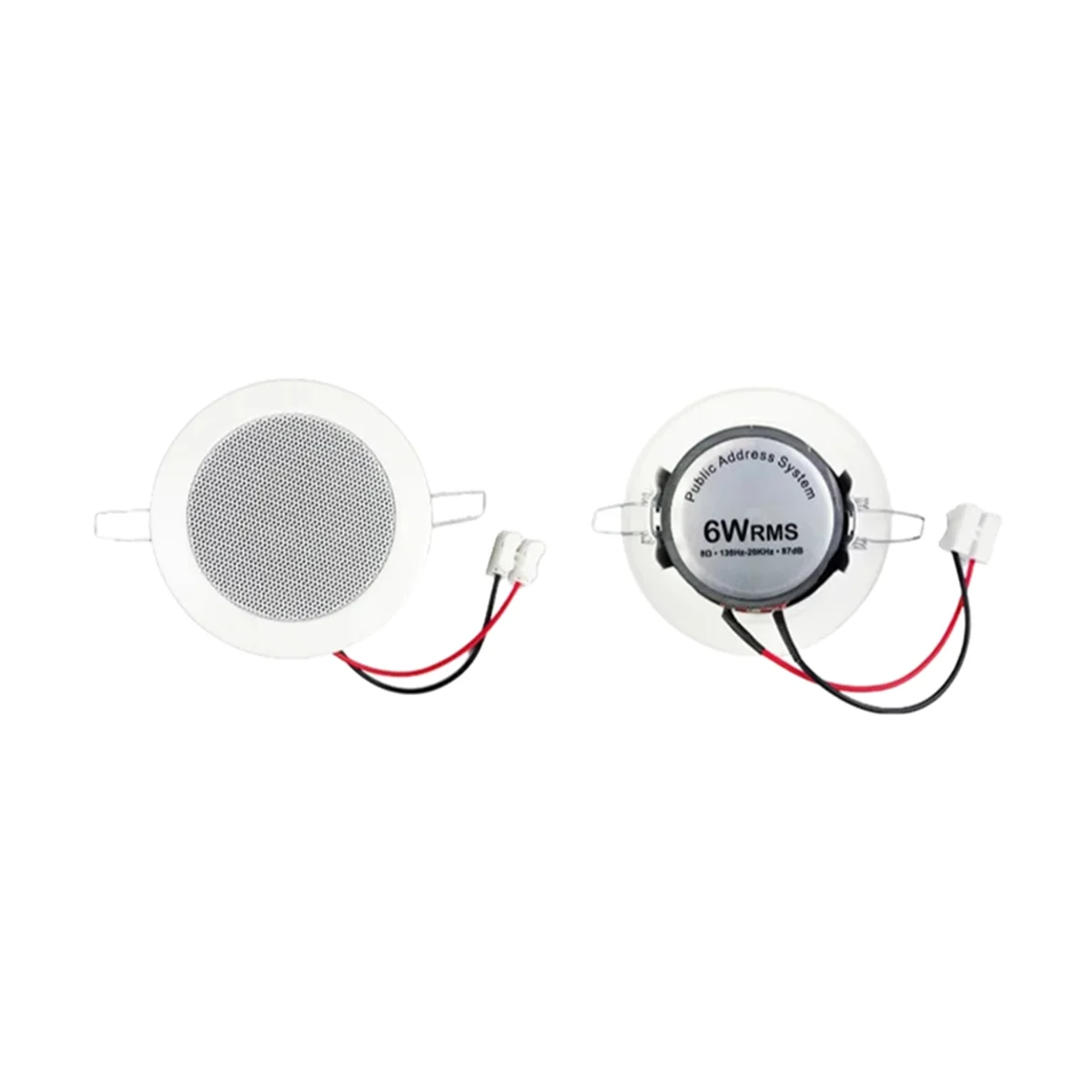 Il tuo bagno Altoparlante da soffitto passivo da 3 pollici 8Ohm 6W Altoparlante da soffitto a prova di umidità Qualità del suono Sistema musicale di sottofondo