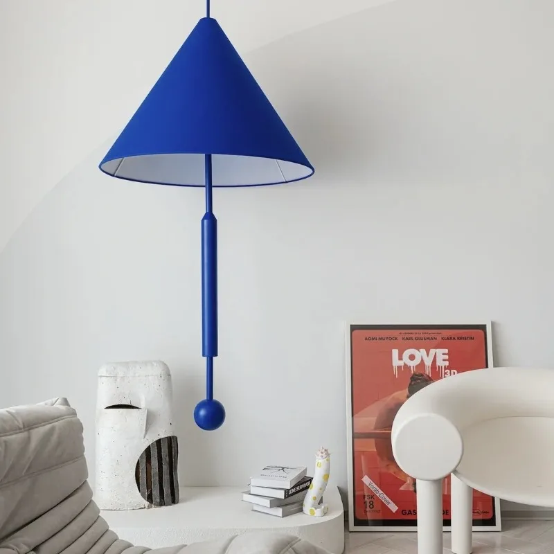 Nordic String Umbrella Pendant Lights Colorful Fabric Living Dining Room Sofa Children's Bedroom Coffee Shop Theme Hotel Fixture
