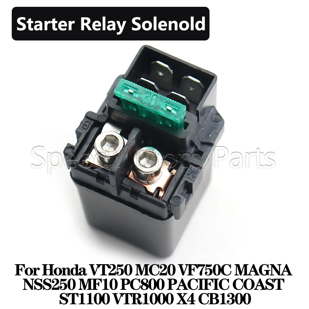 Motorcycle Starter Relay Solenoid For Honda VT250 VF750C NSS250 PC800 ST1100 VTR1000 X4 CB1300 VT NSS 250 CB 1300 VF 750C
