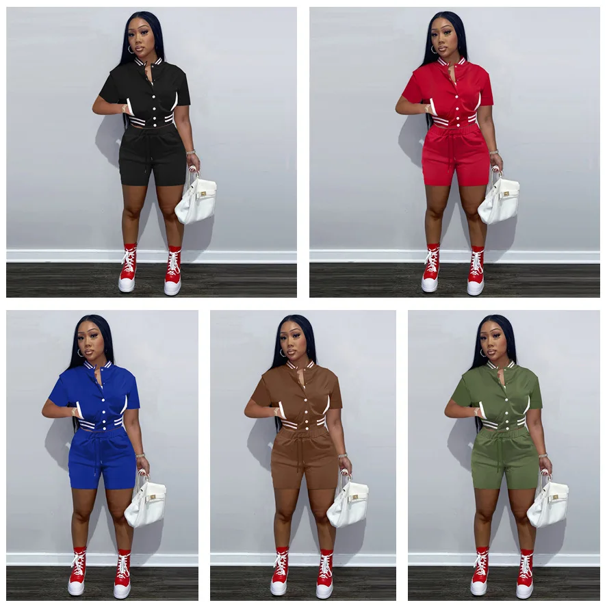 Patchwork Baseball Tracksuit 2 Two Piece Set Women Outfits Sport Varsity Jacket jogging Pants Track Suits Streetwear Matching