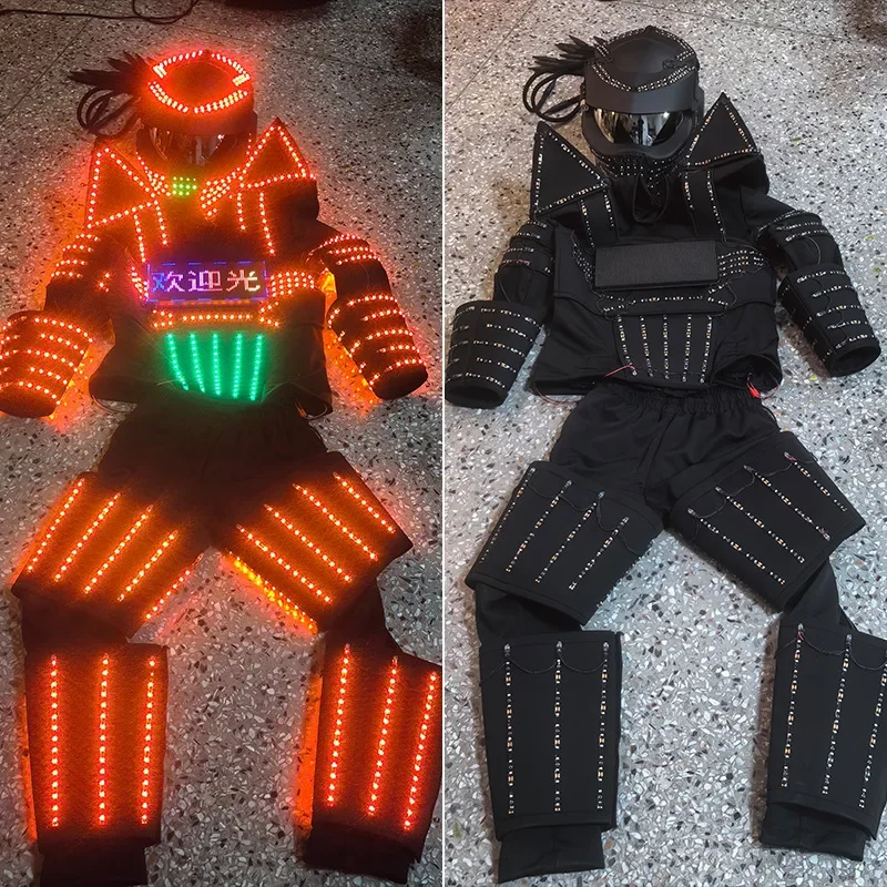 Bar luminous clothing, stage performance clothing, wine luminous props, wine atmosphere clothing, editing LED program