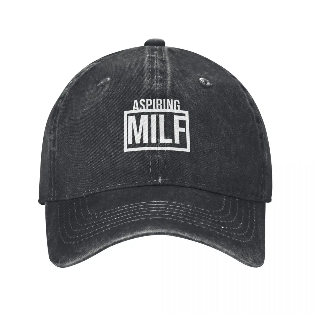 Aspiring Milf T-Shirt Baseball Cap cute Designer Hat Woman Hats Men's