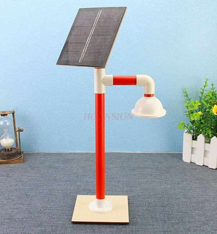 1 set Solar charging lamp waste utilization small invention technology makes waste into treasure table lamp