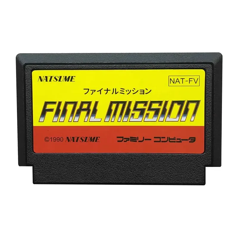 

Final-Mission 8 Bit Game Cartridge For 60 Pin TV Game Console Japanese version