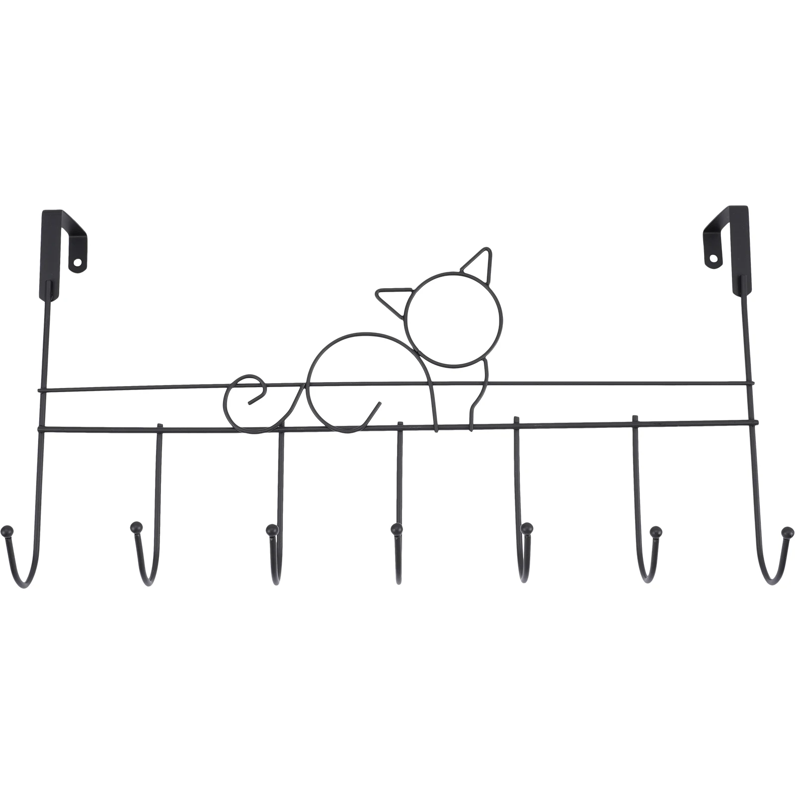 

Carbon Steel Door Hooks for Hanging Over Door Towel Rack Waterproof Rust Proof Circular Hook Design Easy Install No Nails