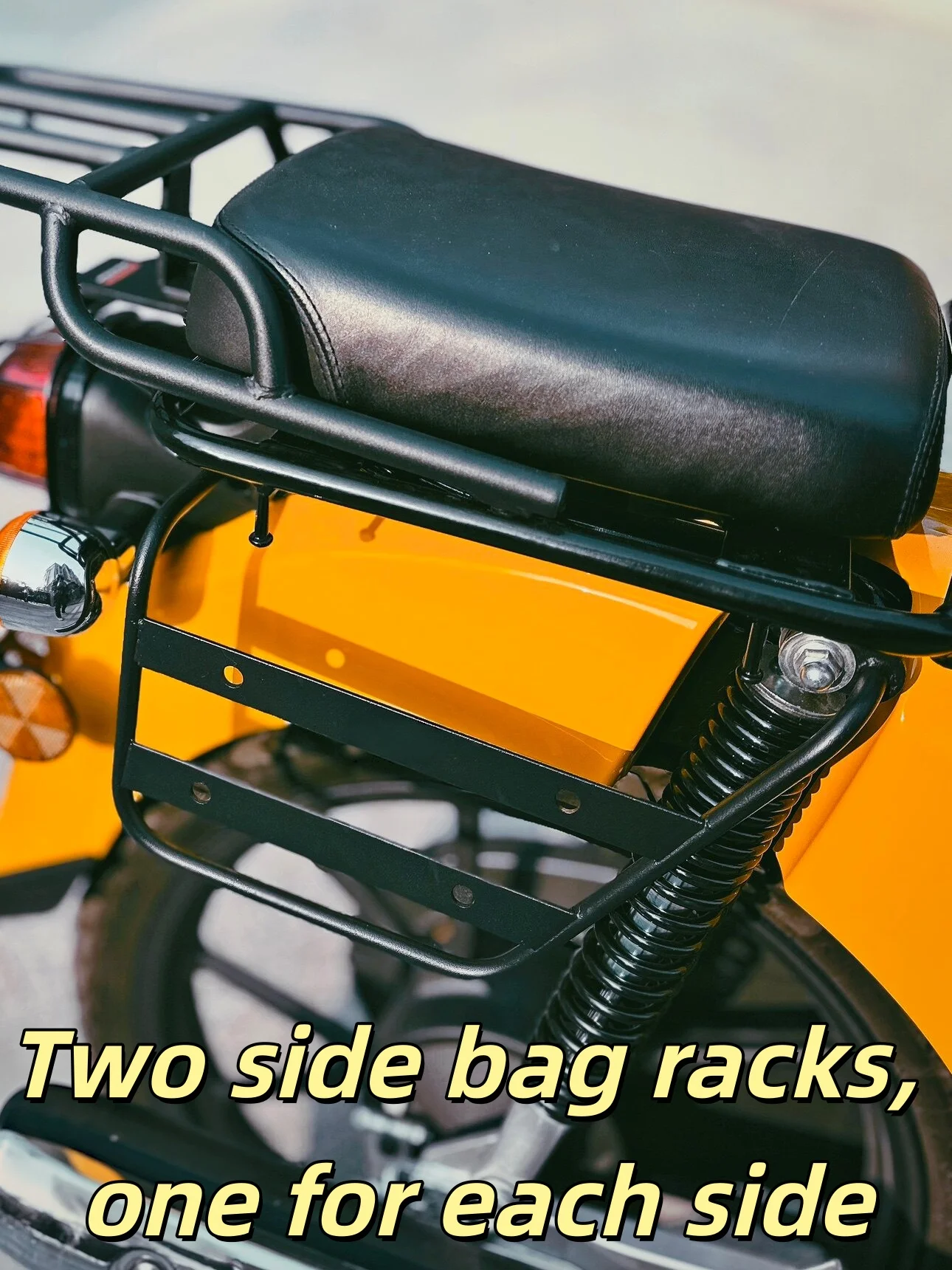 For Honda Super Cub CC110: Modified rear rack / cargo rack / top box mount / luggage rack.