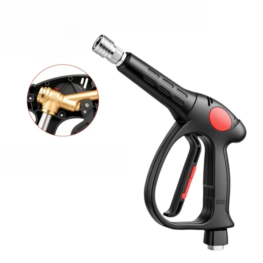 Adjustable Water Jet Quick Connect Sprayer 10 Meter Range Metal Alloy Construction Stainless Steel Core Brass Fitting