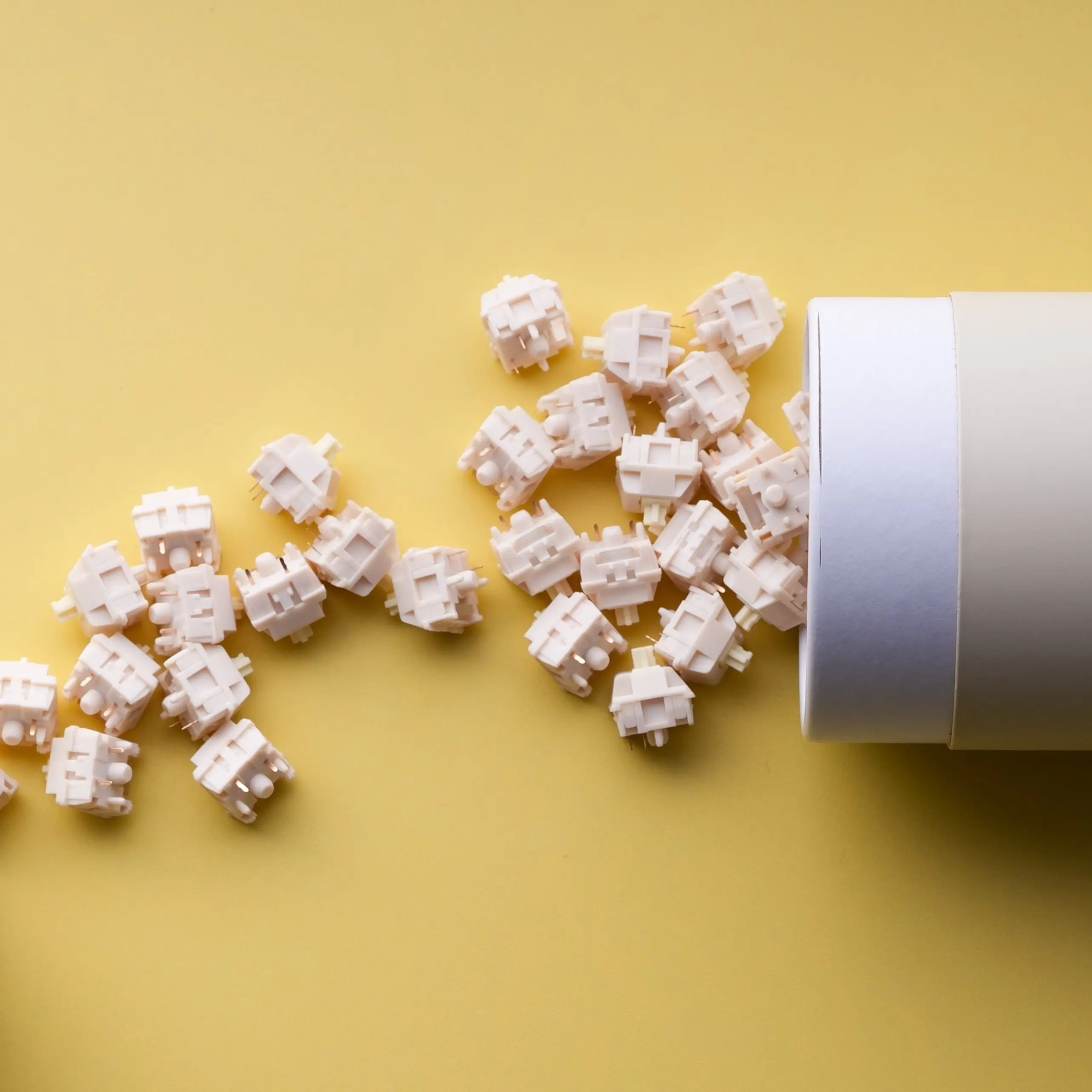 

Механические переключатели HMX (5 контактов, предварительно смазанные, бесшумные, тактильные, с POM-стержнем, HotSwap) для механических клавиатур MX