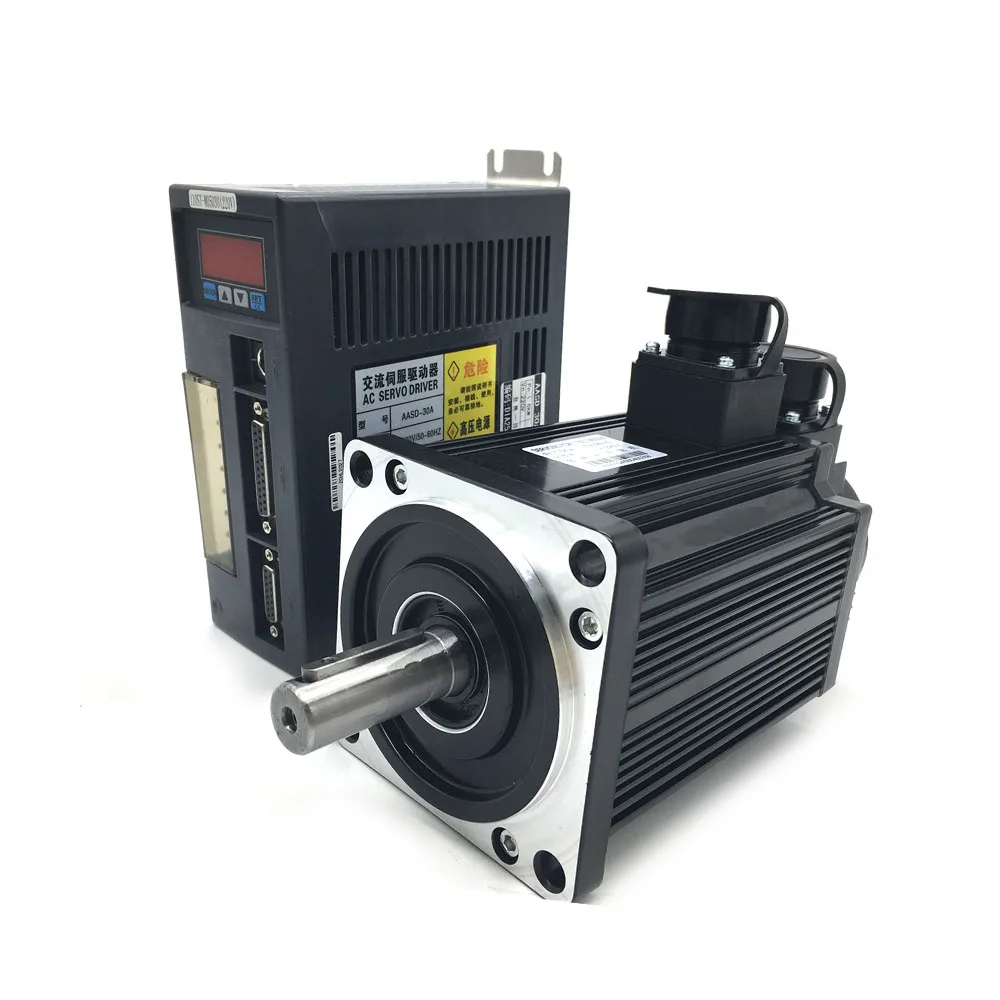 1.2-3.8KW AC 220V/380V Servo Motor Drive Kit 110ST-M04030/110ST-M05030/110ST-M06030/130ST-M07725/130ST-M15015  4-15Nm 3000rpm