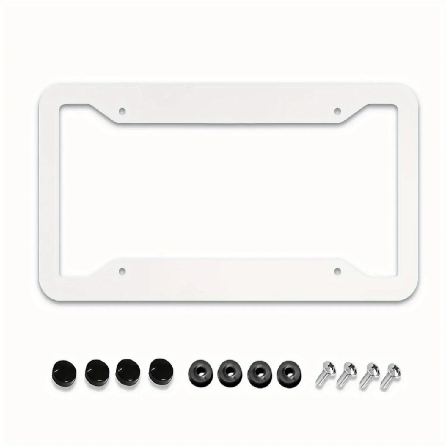 Mountain License Plate Frames for Women Men 2 Pack License Plate Covers Decorative Aluminum License Plate Holder Cute Car