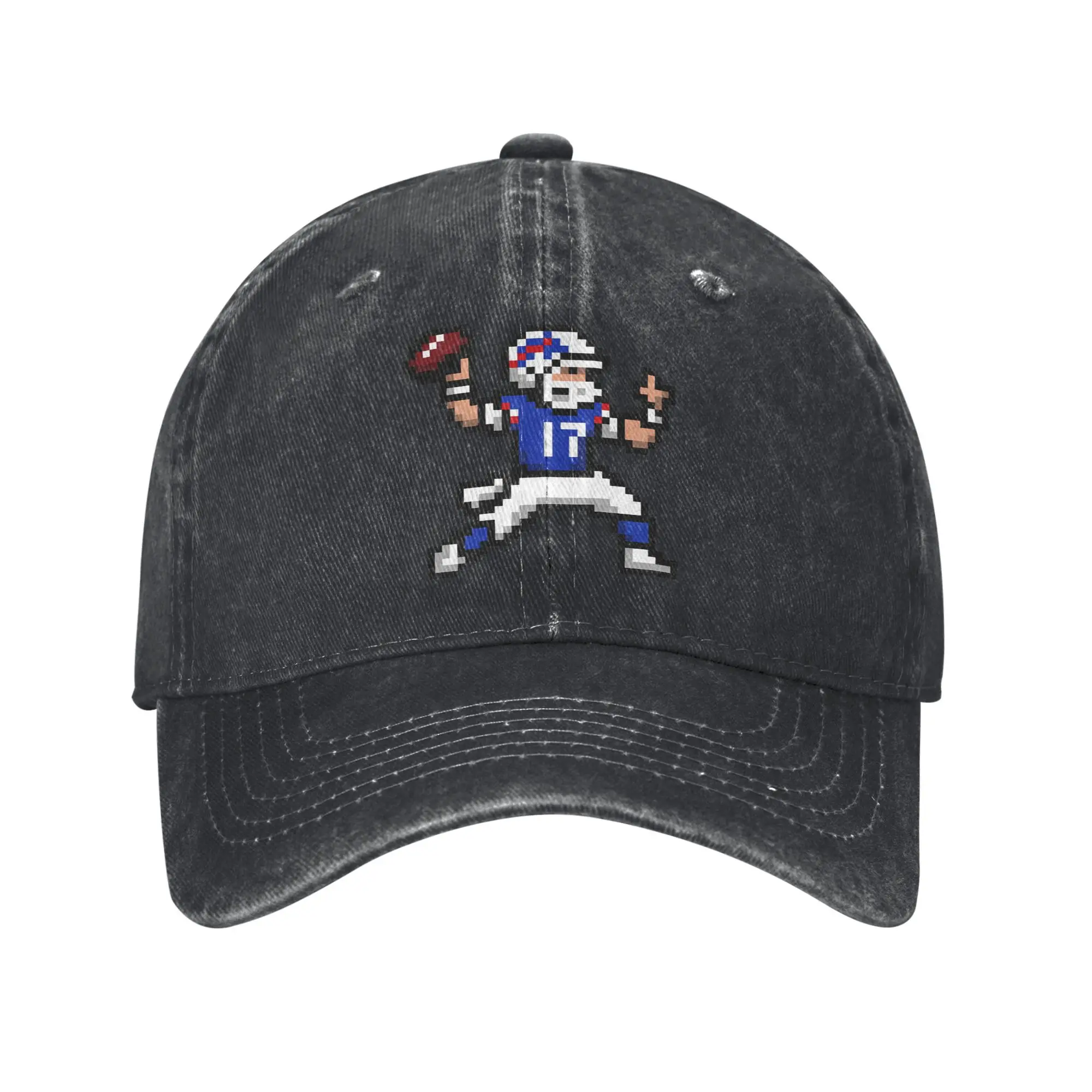 

Josh Allen Baseball Cap Sun Hiking Fishing Dropshipping Washed Trucker Hat Unisex Men Stylish Print Baseball Caps