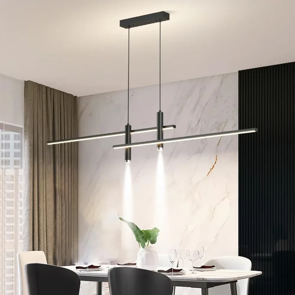 Modern LED Pendant Lights Bar Counter Dining Room Table Lights Spotlights Simple And Contemporary Nordic villa hotel lobby