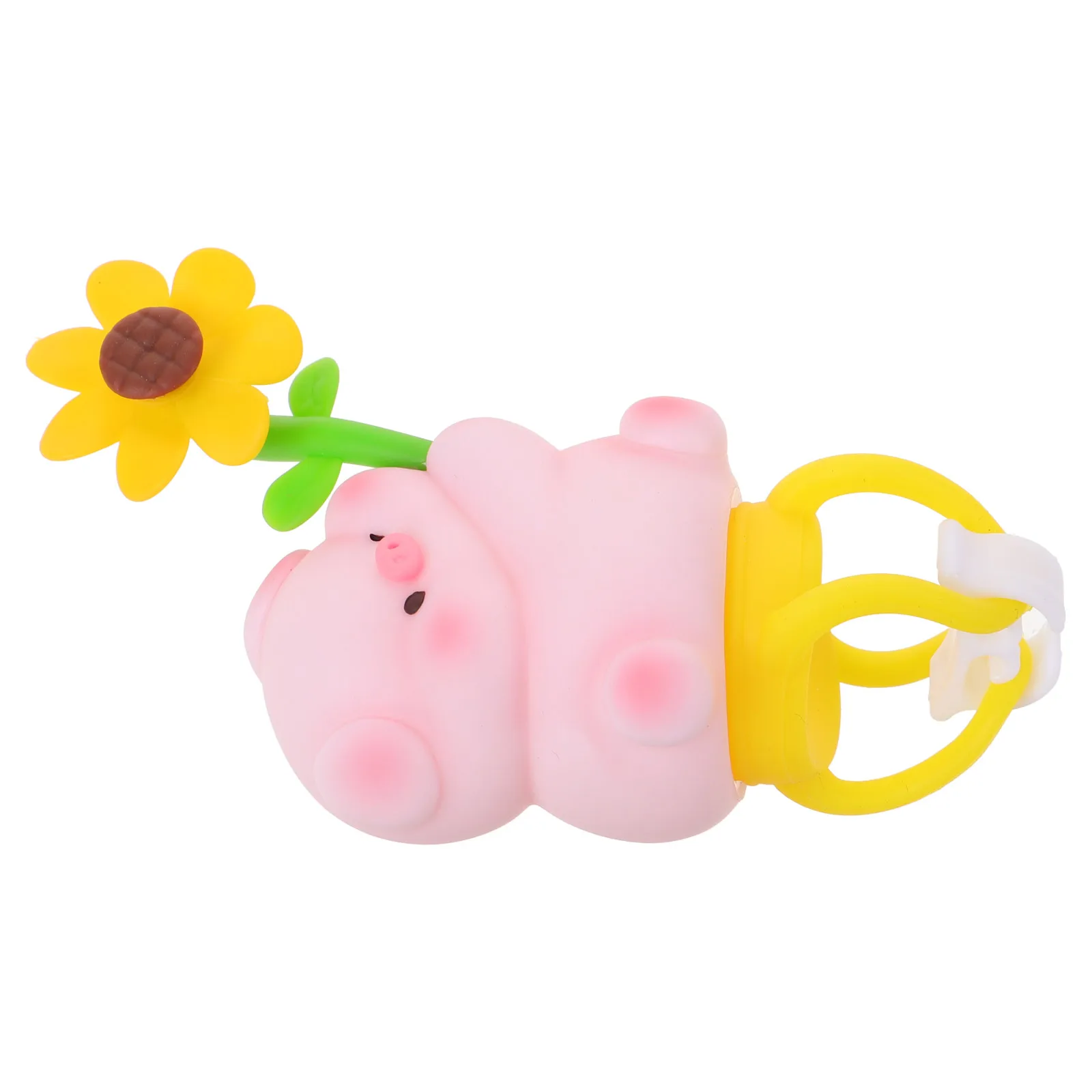 

Piggy nament Motorcycle Handlebar Decor Accessories Bike Kids Mountain Child PVC Material Fade Resistant Easy