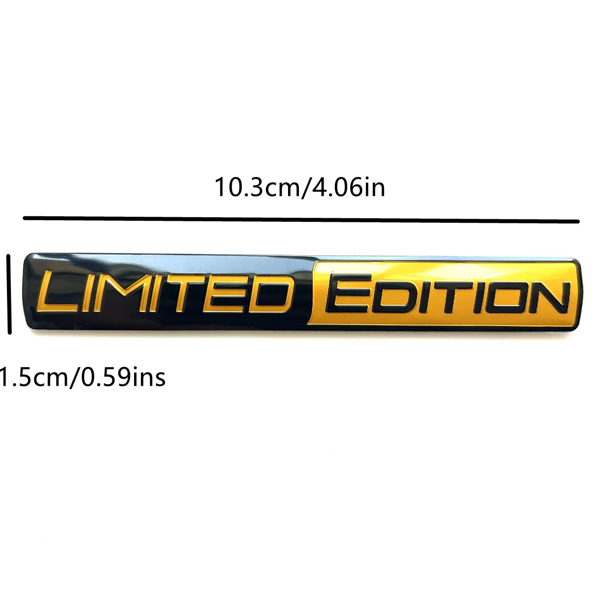 2pcs Metal Limited Edition car logo suitable for body trunk tail side car sticker decal decorative accessories