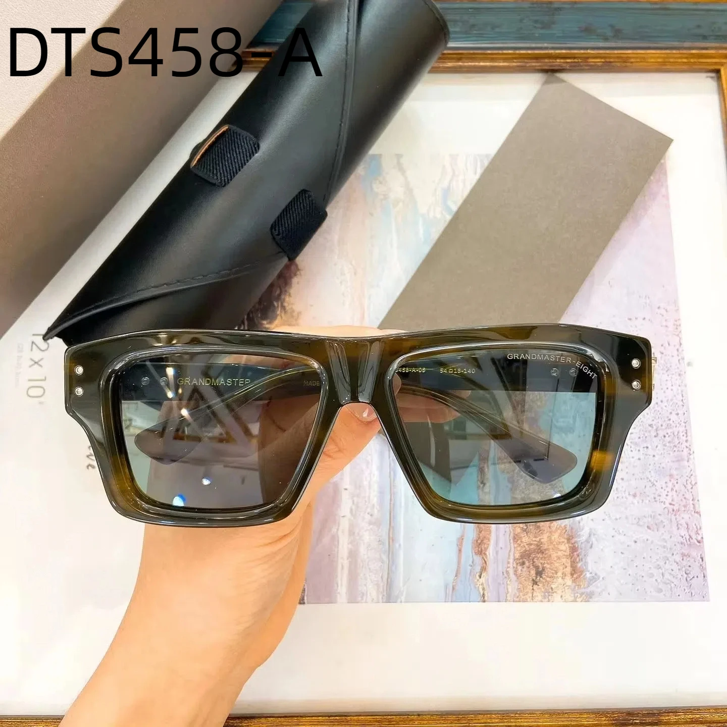 

Original GRANDMASTER-EIGHT DTS458-A Popular Luxury Design Men Sunglasses Top Quality Retro UV400 Polarized Women Couple Eyewear