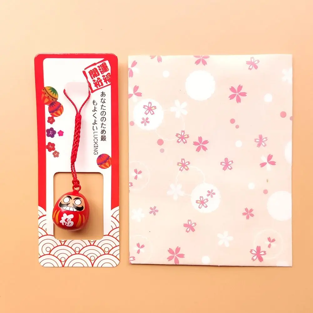 Украшения, подарки, ювелирные изделия, подвески для сумок, красный кулон для телефона, подвеска в виде колокольчиков Maneki Neko, японский брелок Daruma, брелки Lucky Cat