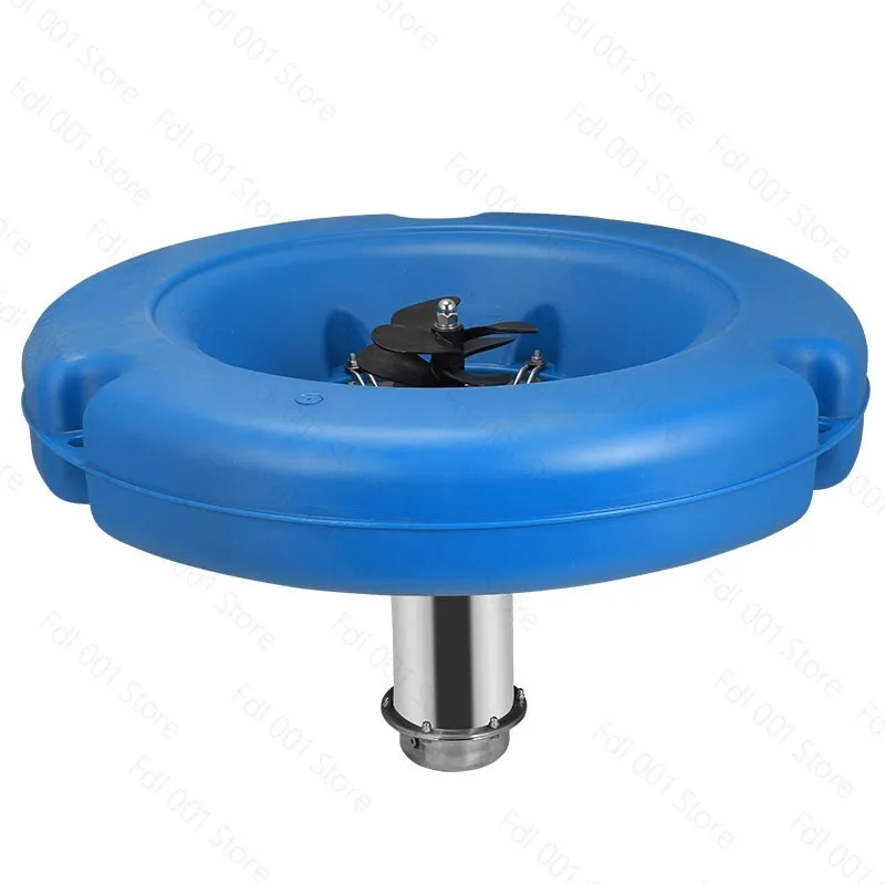 for 750w 1hp Stainless Steel Wave Surge Splash Floating Aerator Fountain Water Pump for Fish Farming Pond