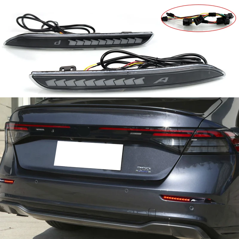 Suitable for Honda Accord 2023-2025 years 11 generation rear bumper light rear warning light tail light assembly accessories