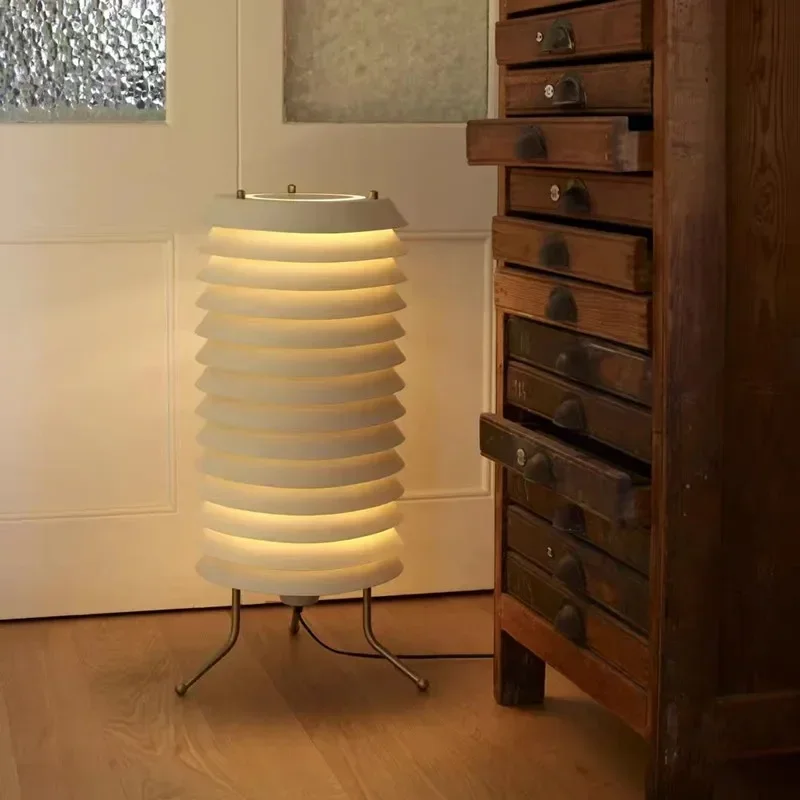 

Modern and Minimalist Medieval Style Nordic Design Lamp Living Room Retro Floor Lamp Study Room White Bedside Table Lamp