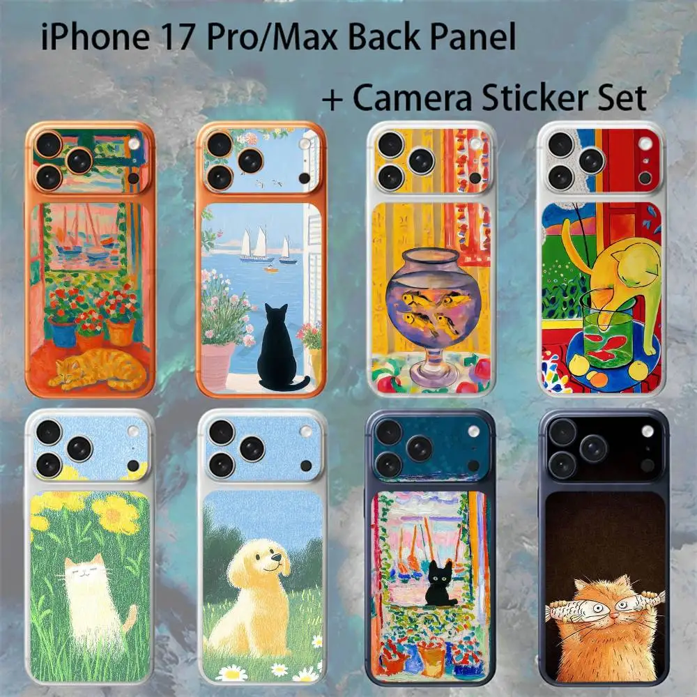 

Funny Henri Matisse Art Painting For iPhone 17 pro Max/ pro Full Cover Decal Skin Wrap Colorful Rear Protective Sticker Film