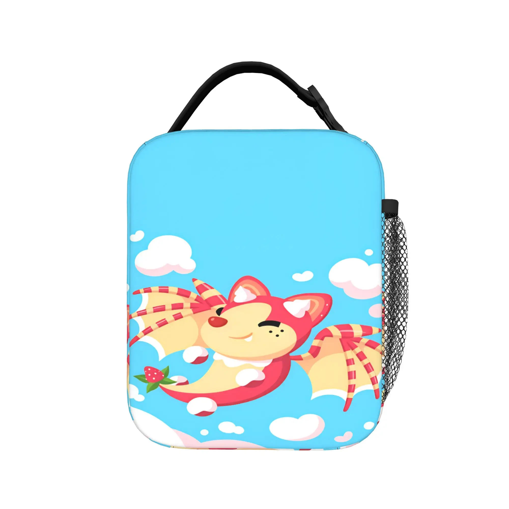 Game A-Adopt M-Me Lunch Bag  Picnic Lunch Box For Child Aesthetic Graphic Thermal Lunch Bags Oxford Portable Cooler Bag