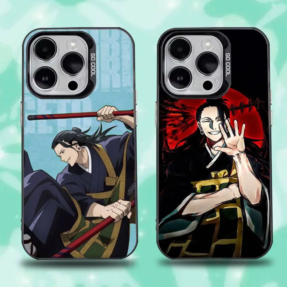 

Suguru Geto Anime Phone Case For iPhone 16,15,14,13,12,11,Mini,Pro,E,SE4,XS,MAX Black Candy Matte Cover