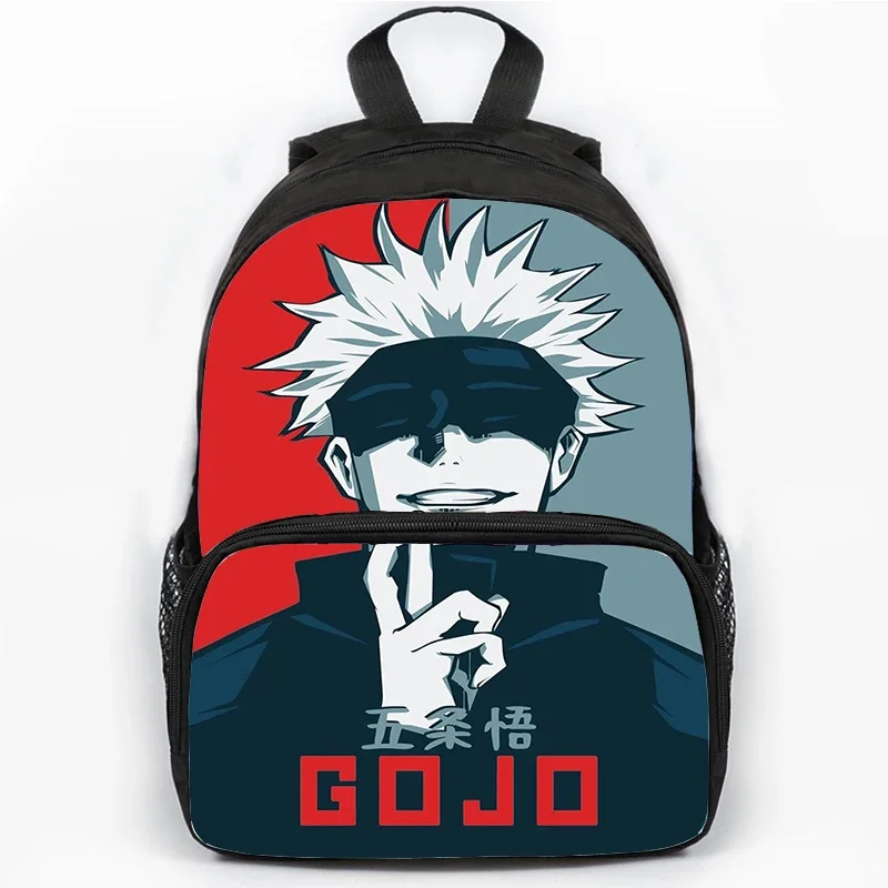 Anime J-Jujutsu Kaisen Backpacks Boys Girls School Bag Rucksack Large Children Backpack Gojo Satoru Yuji Itadori Book Bag
