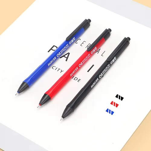 Imagen 2 del producto Bolígrafos de Gel de 0,7mm, bolígrafos de tinta a presión pintados a mano, pluma de aguja, papelería, suministros escolares de oficina para estudiantes, regalo de escritura, 5 uds.