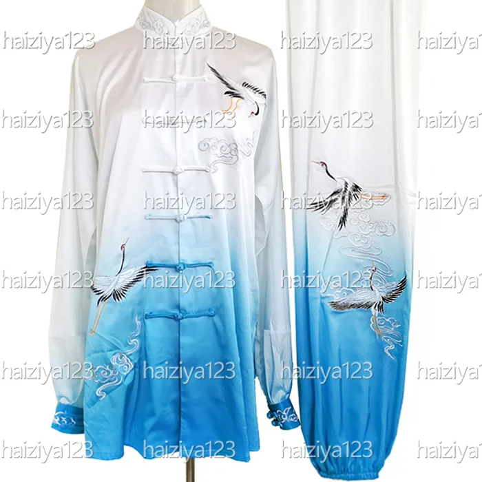 

Вышитая униформа для тай-чи с изображением журавля, одежда для выступлений по тай-чи, костюм для боевых искусств, одежда для кунг-фу для женщин, мужчин, девочек, мальчиков, взрослых и детей.