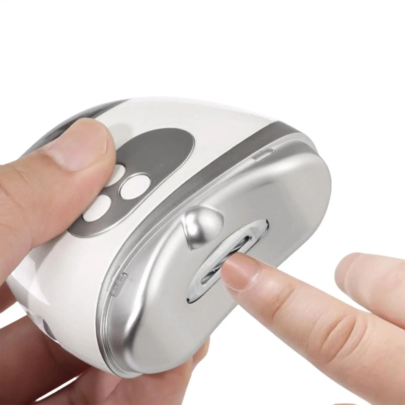 

Electric Nail Trimmer Rechargeable Safe Trimmer Nail Clipper Automatic with LED Light for Women Mom Her Him Kids Adults Senior