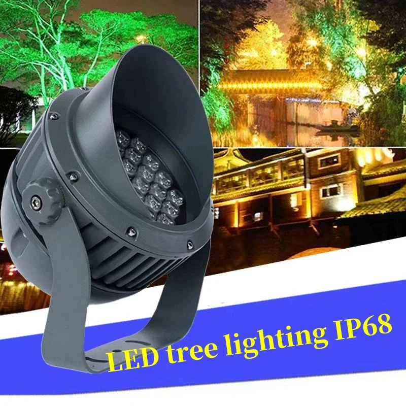 

Outdoor Lighting Stand Led Lawn Spotlight 36W Outdoor Light IP67Waterproof Garden Lamp Colorful Park Tree Lights AC110 220V 12V