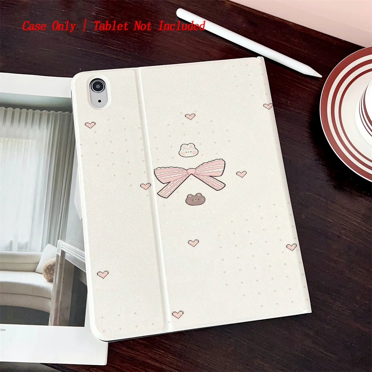 

2025 Bow Pattern Print - Suitable for multiple Apple tablet cases of iPad/iPad pro/iPad air/iPad mini