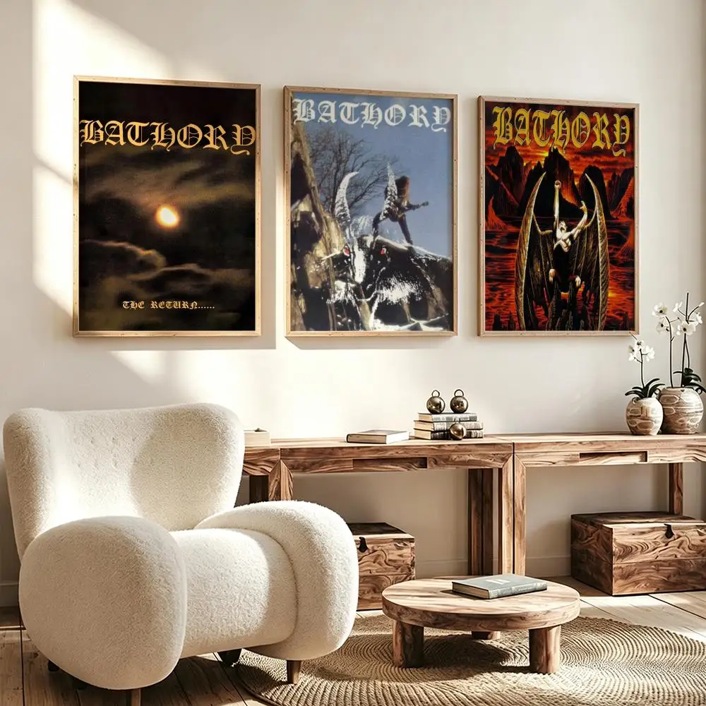 Modern Aesthetic Wall Art Poster band Bathory Poster for Office Home Decor Interior Large Wall Picture Print