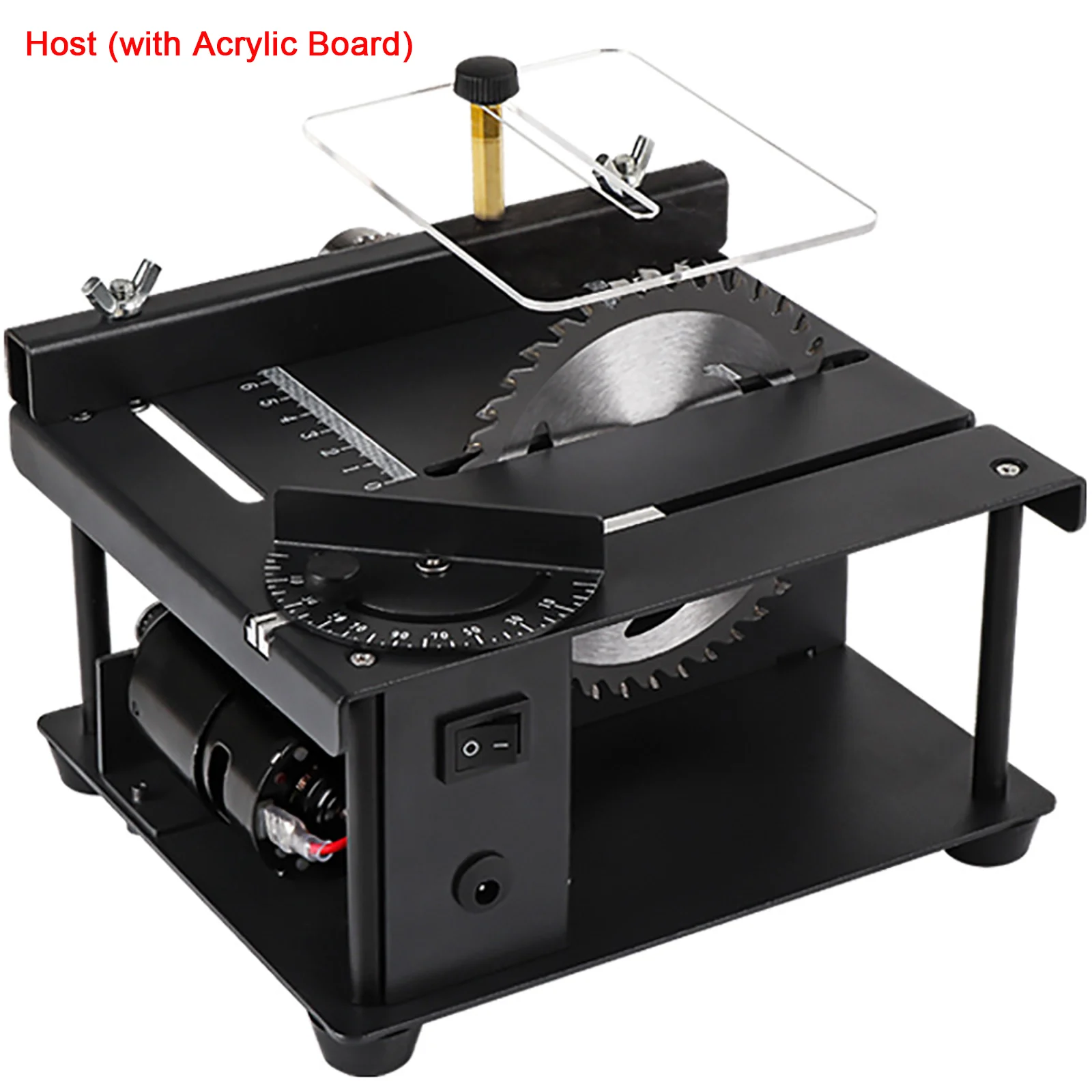 Mini Electric Table Saw 8500RPM Precision Blade DIY Woodworking Bench Cutting Machine Set