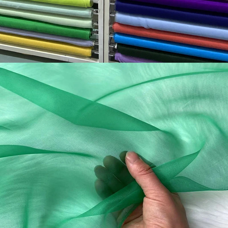 Шелковая органза шириной 140 см, очень тонкая (6 мм), для платьев-баллонов и юбок, жесткая шелковая ткань для шитья своими руками C012 Шелковая органза шириной 140 см, очень тонкая (6 мм), для платьев-баллонов и юбок, жесткая шелковая ткань для шитья своими руками C012